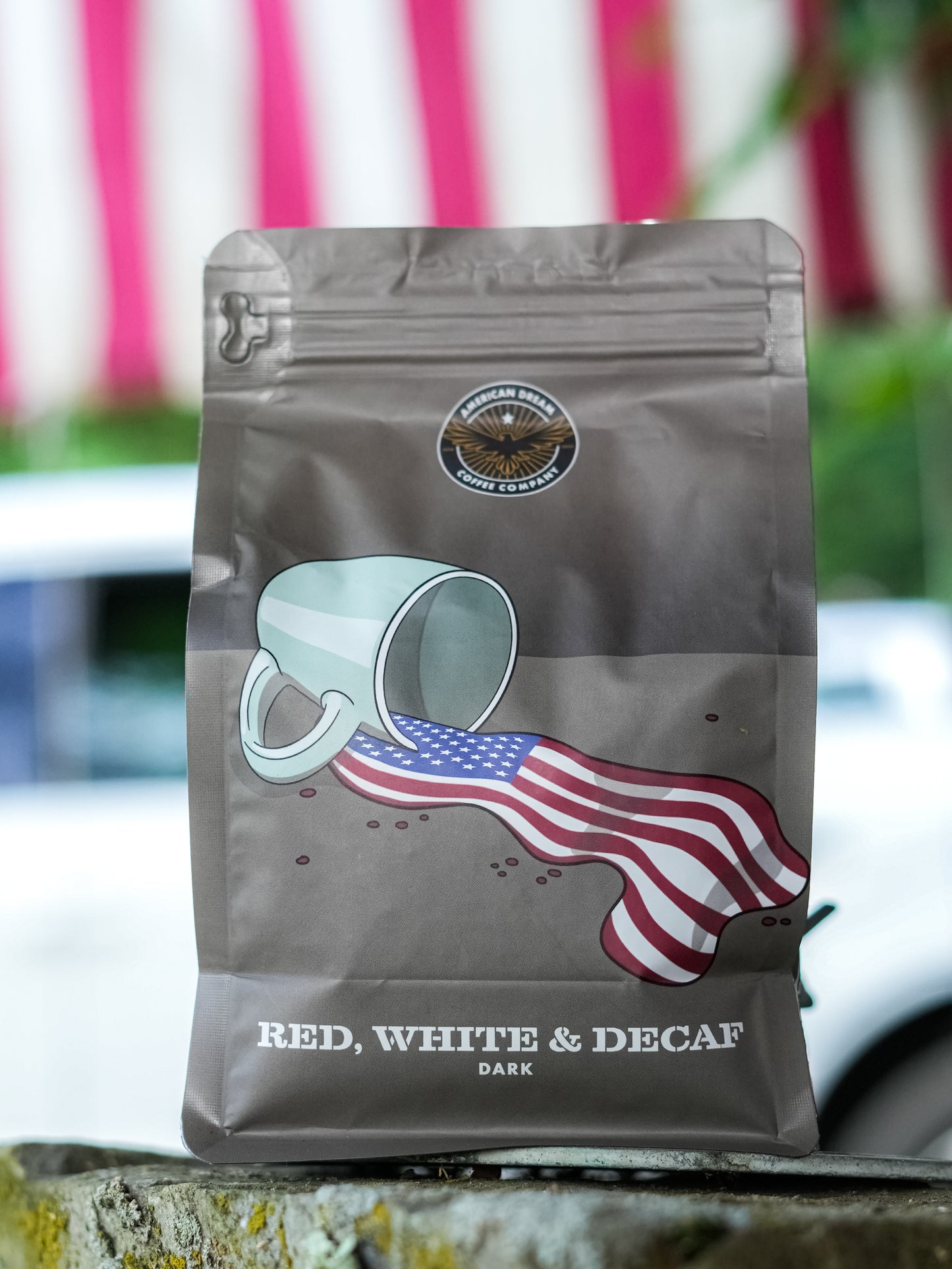 RED, WHITE & DECAF - American Dream Coffee Co